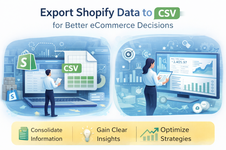 Exporting Shopify Data to CSV: A Structured Approach to Smarter Data Utilization in eCommerce