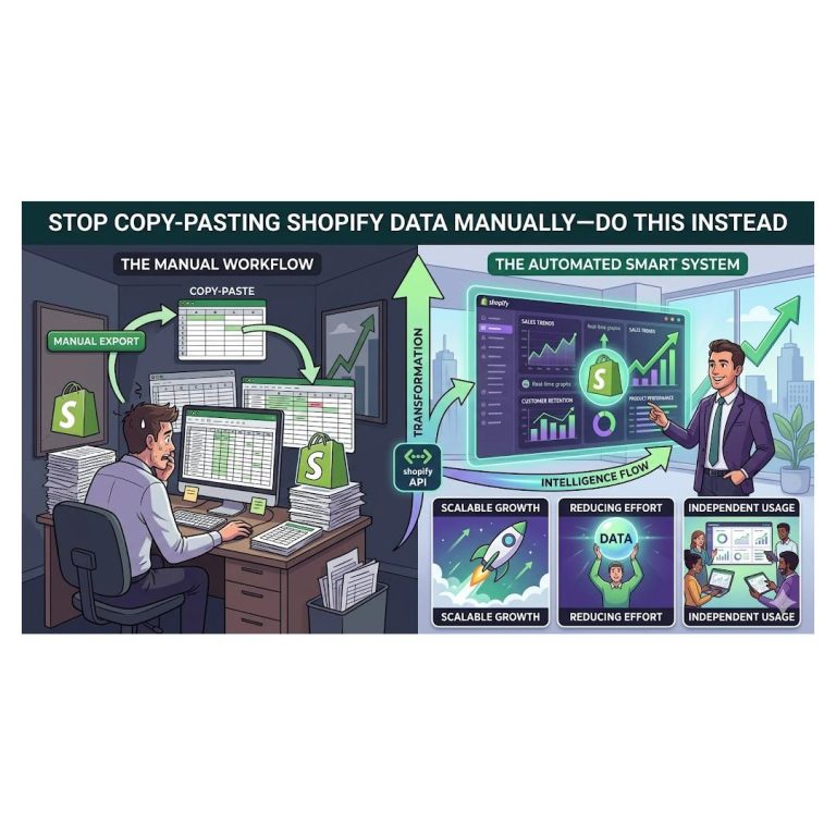 Stop Copy-Pasting Shopify Data Manually—Do This Instead