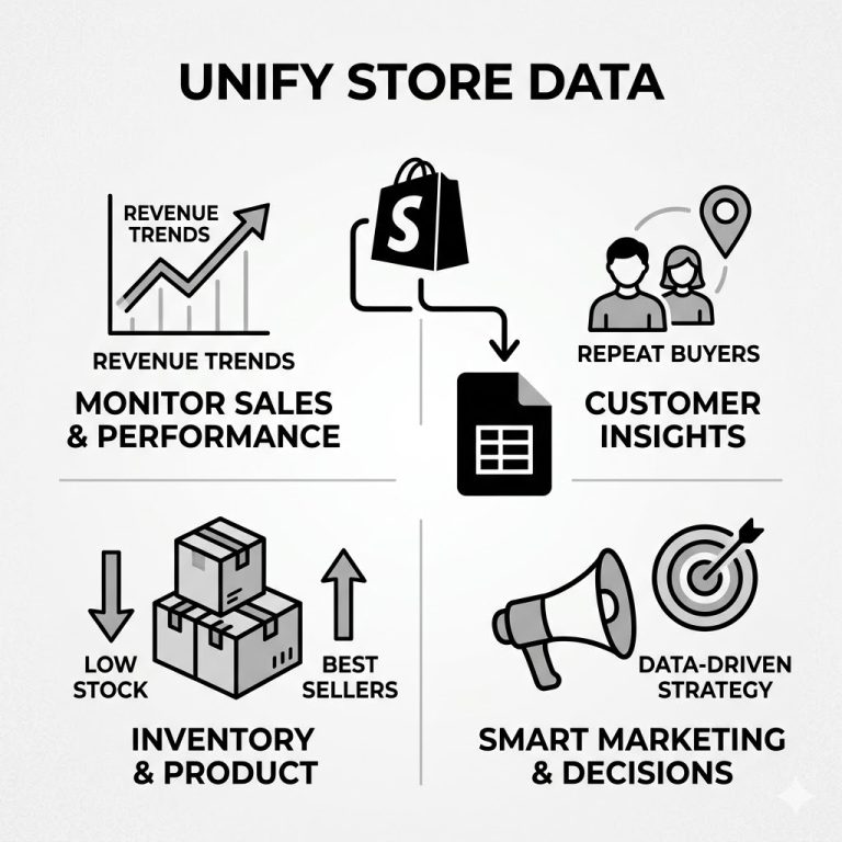 Shopify Orders to Google Sheets – Simplifying Store Data Management for Smarter Business Growth
