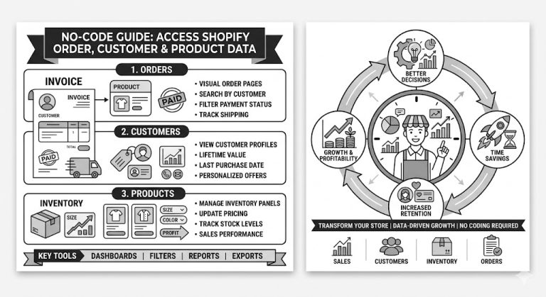 Access Shopify Orders, Customers & Products Without Coding – A Complete No-Code Guide