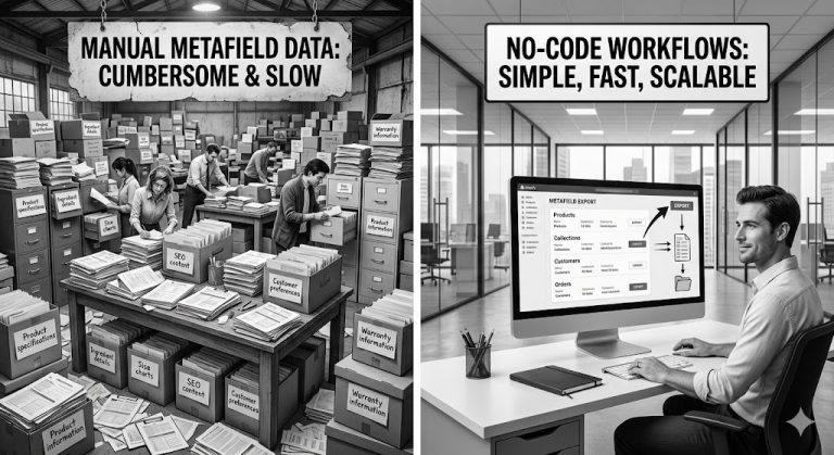 Shopify Metafields Export No Code