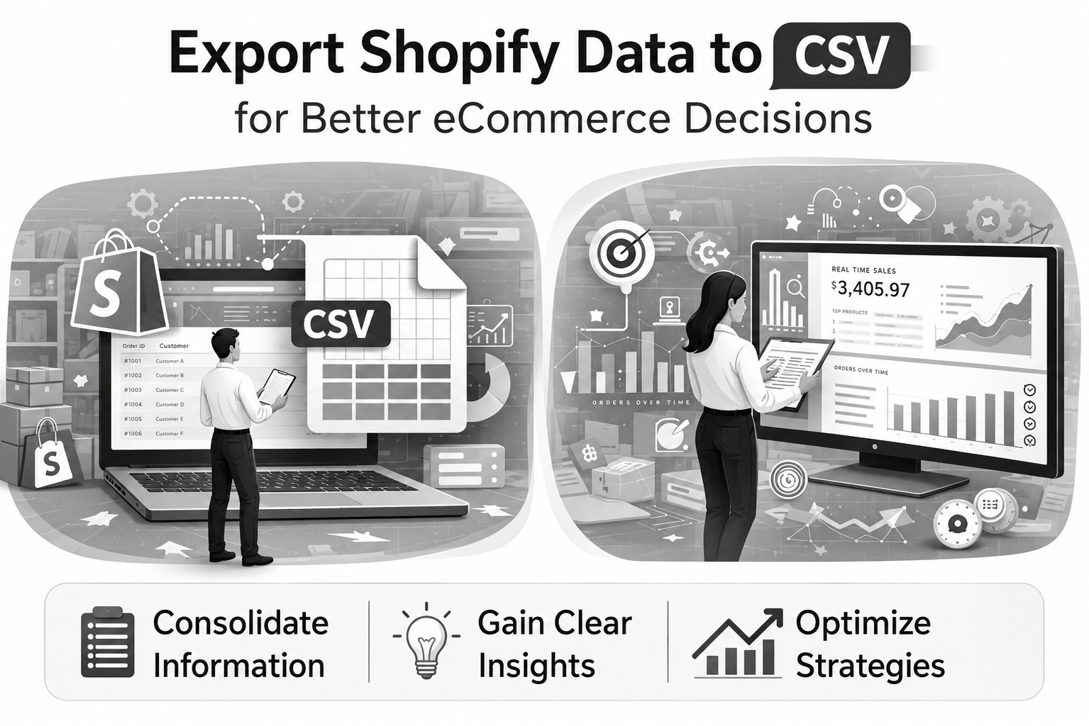 Exporting Shopify Data to CSV: A Structured Approach to Smarter Data Utilization in eCommerce