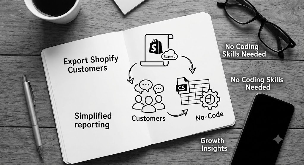 Shopify Customers Export No Code