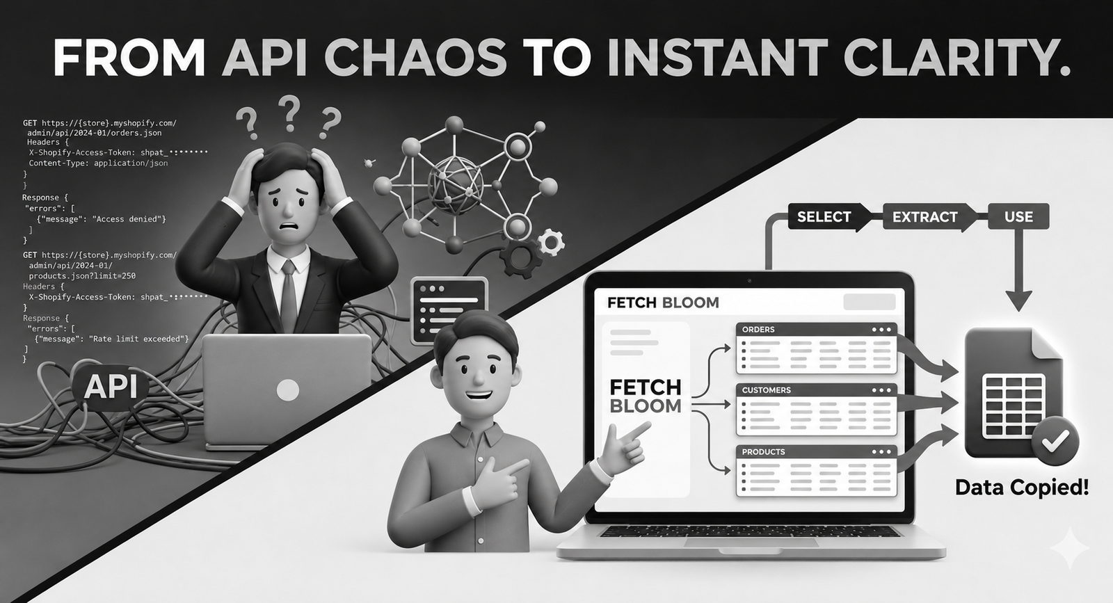 Struggling with Shopify API? Here’s How Fetch Bloom Makes Data Copy Easy