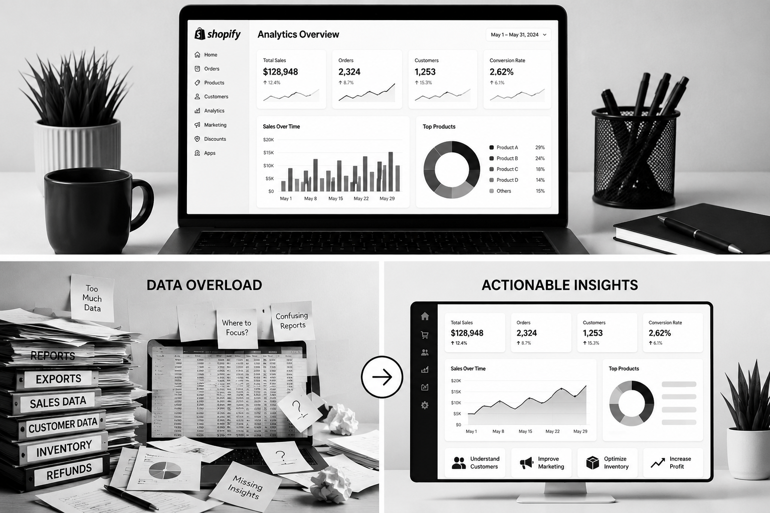 Why Shopify Store Owners Are Drowning in Data